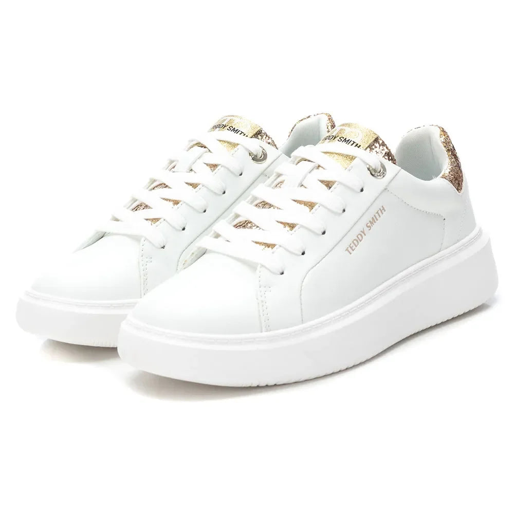 Basket Teddy Smith femme – Détails dorés scintillants – Trendy Paris 17eme