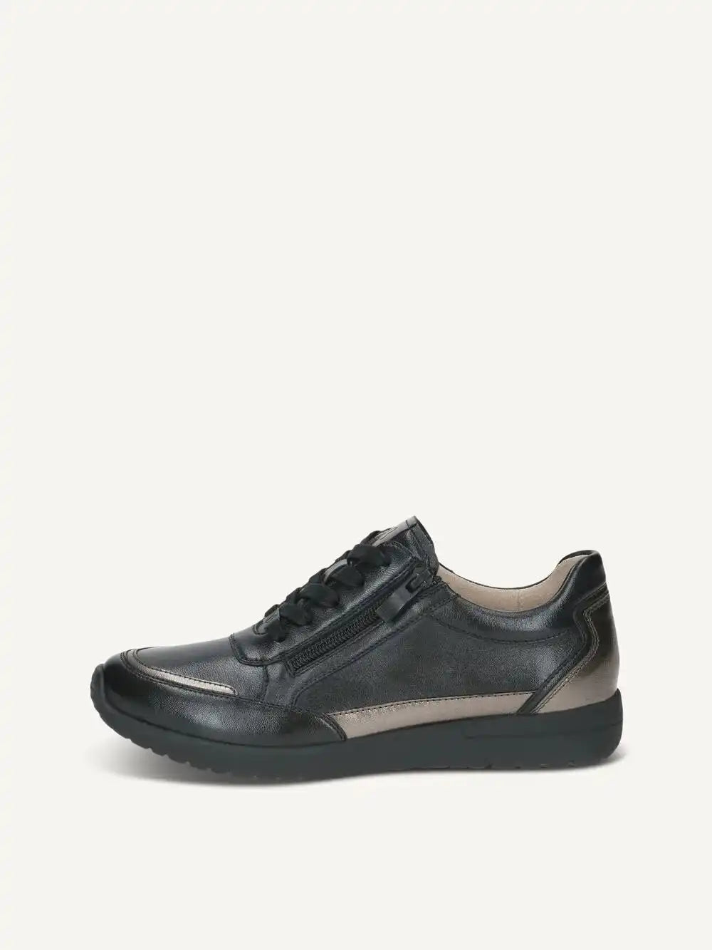 Basket Caprice noire femme en cuir – Style élégant et décontracté – Trendy Paris 17eme