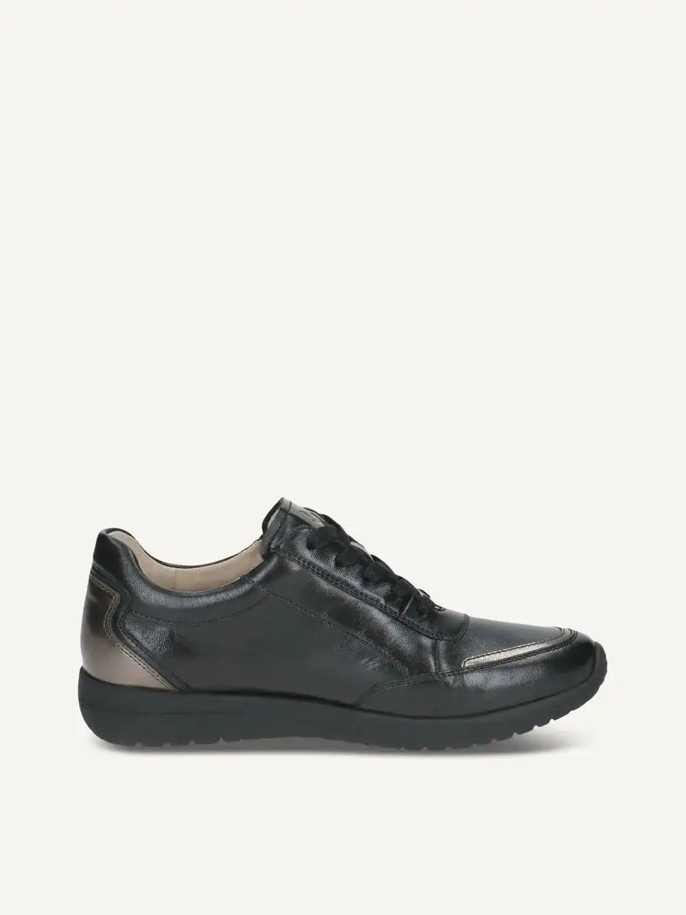 Basket Caprice femme cuir noir – Élégance citadine et confort – Trendy Paris 17eme