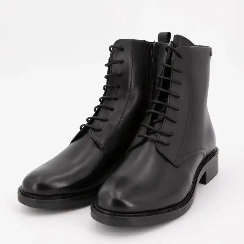Boots femme Keys noir – Bottine à lacet bas – Trendy Paris 17eme