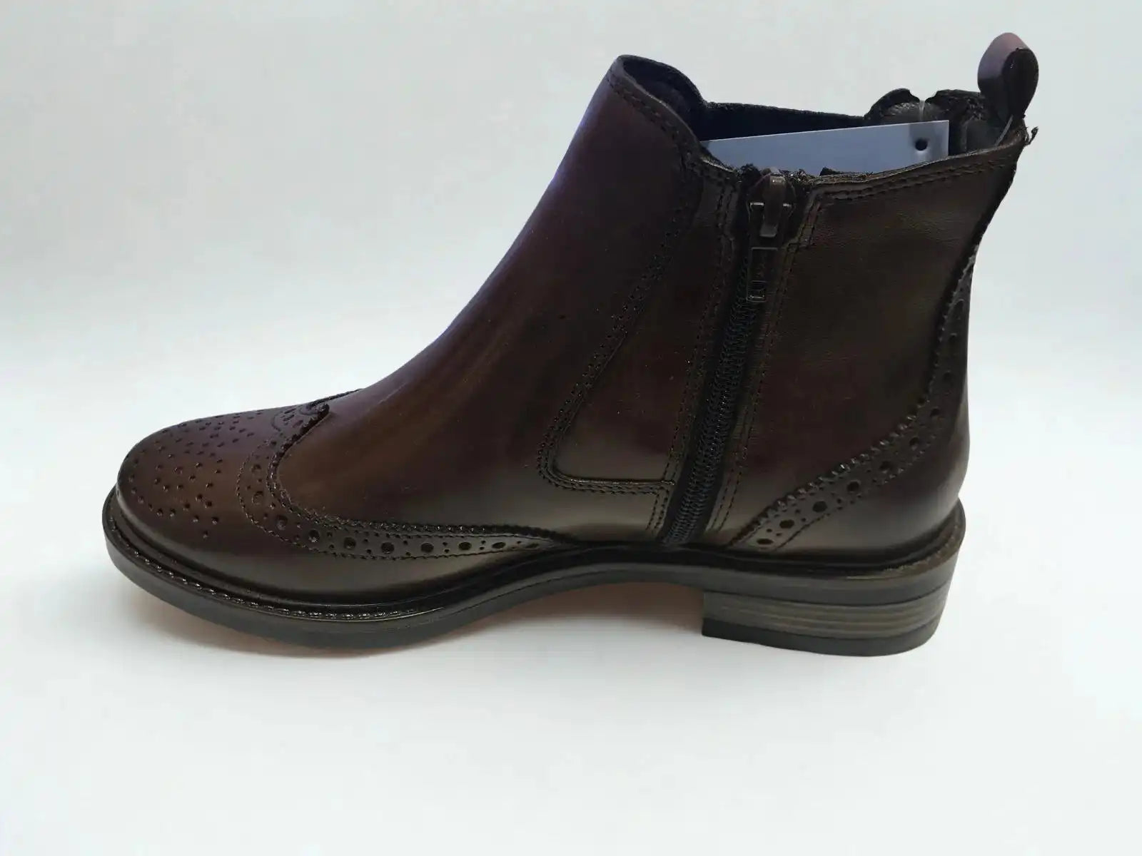 Bottines femme Keys marron en cuir – Style tendance – Trendy Paris 17eme