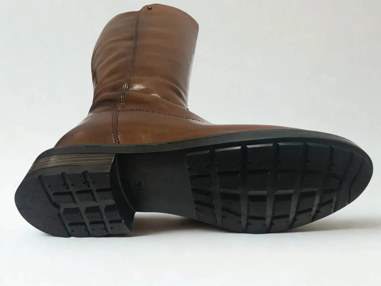 Botte cavaliere femme Keys en cuir marron Trendy Paris 17eme