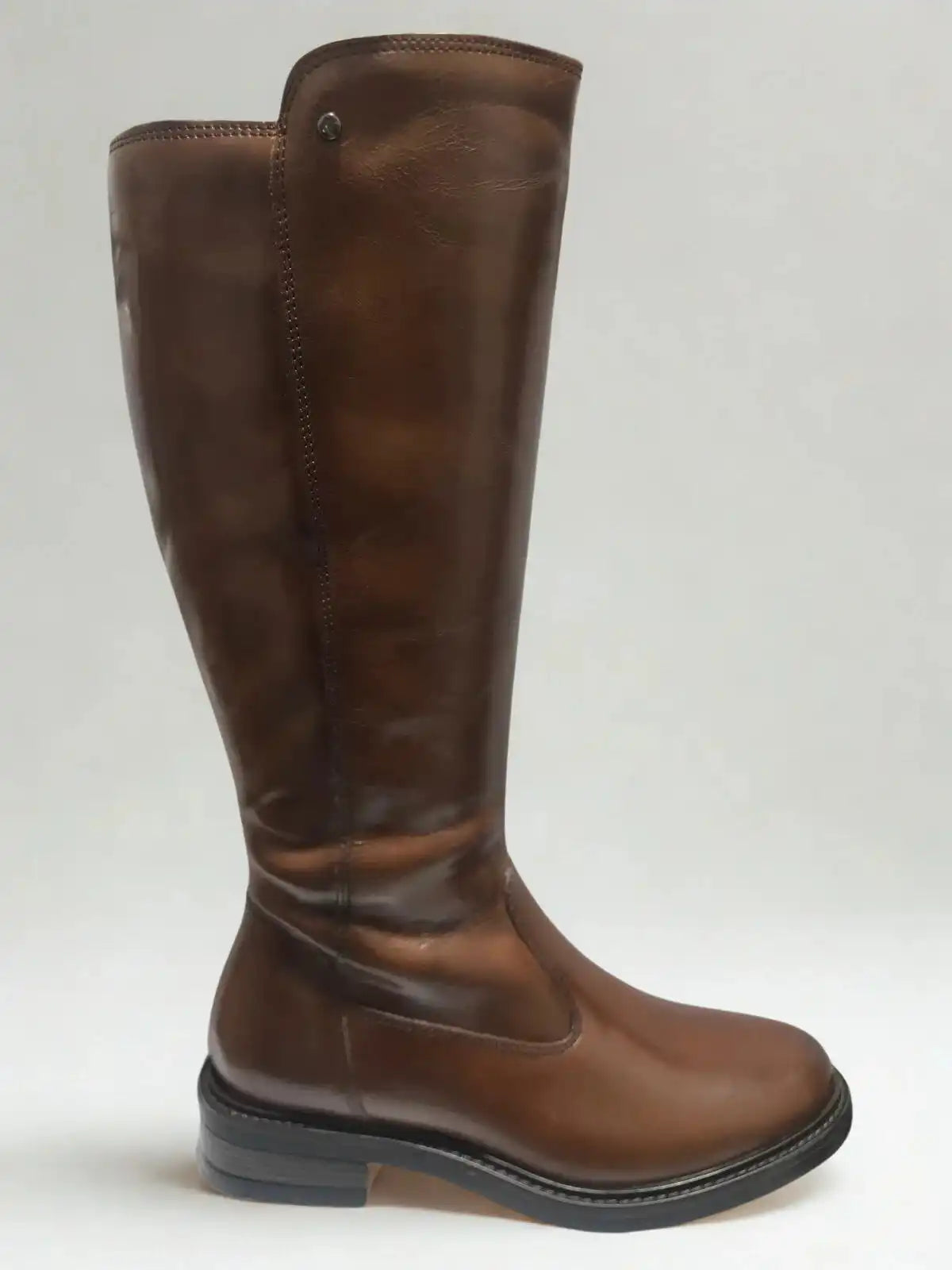 Botte cavaliere femme Keys en cuir marron Trendy Paris 17eme