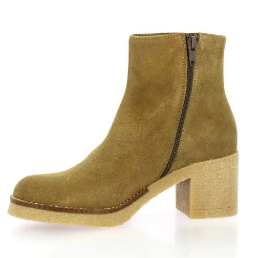 Bottine cuir Patricia Miller – Talon et semelle crêpe élégants – Trendy Paris 17eme