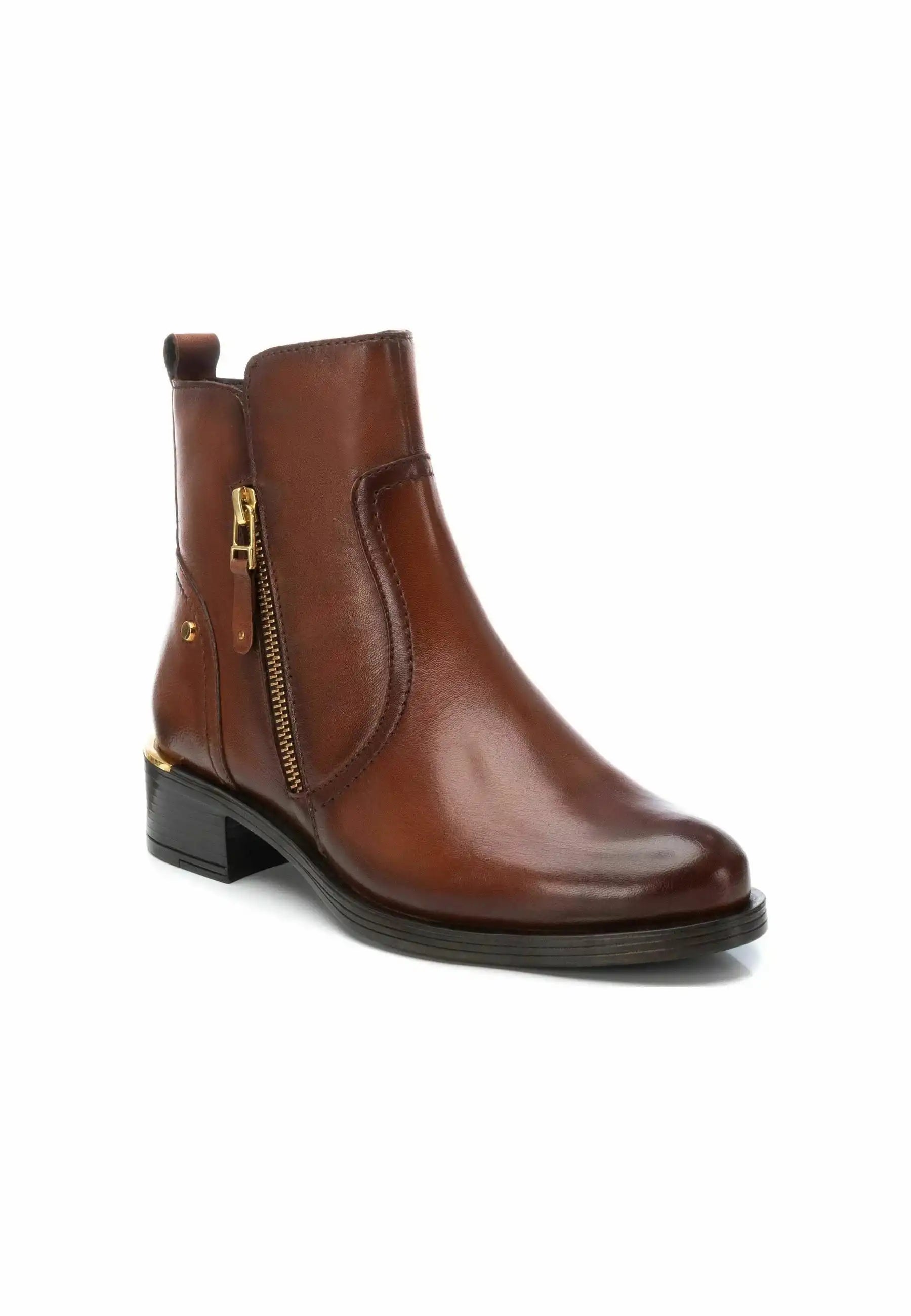 Bottine marron XTI CARMELA – Style féminin et élégant – Trendy Paris 17eme