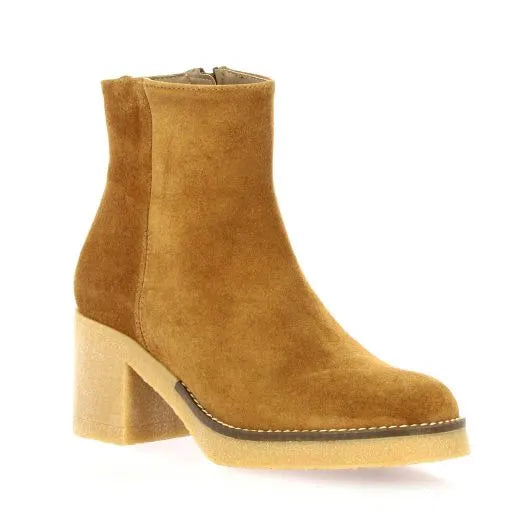 Bottine femme Patricia Miller cuir cognac – Style chic et tendance – Trendy Paris 17eme