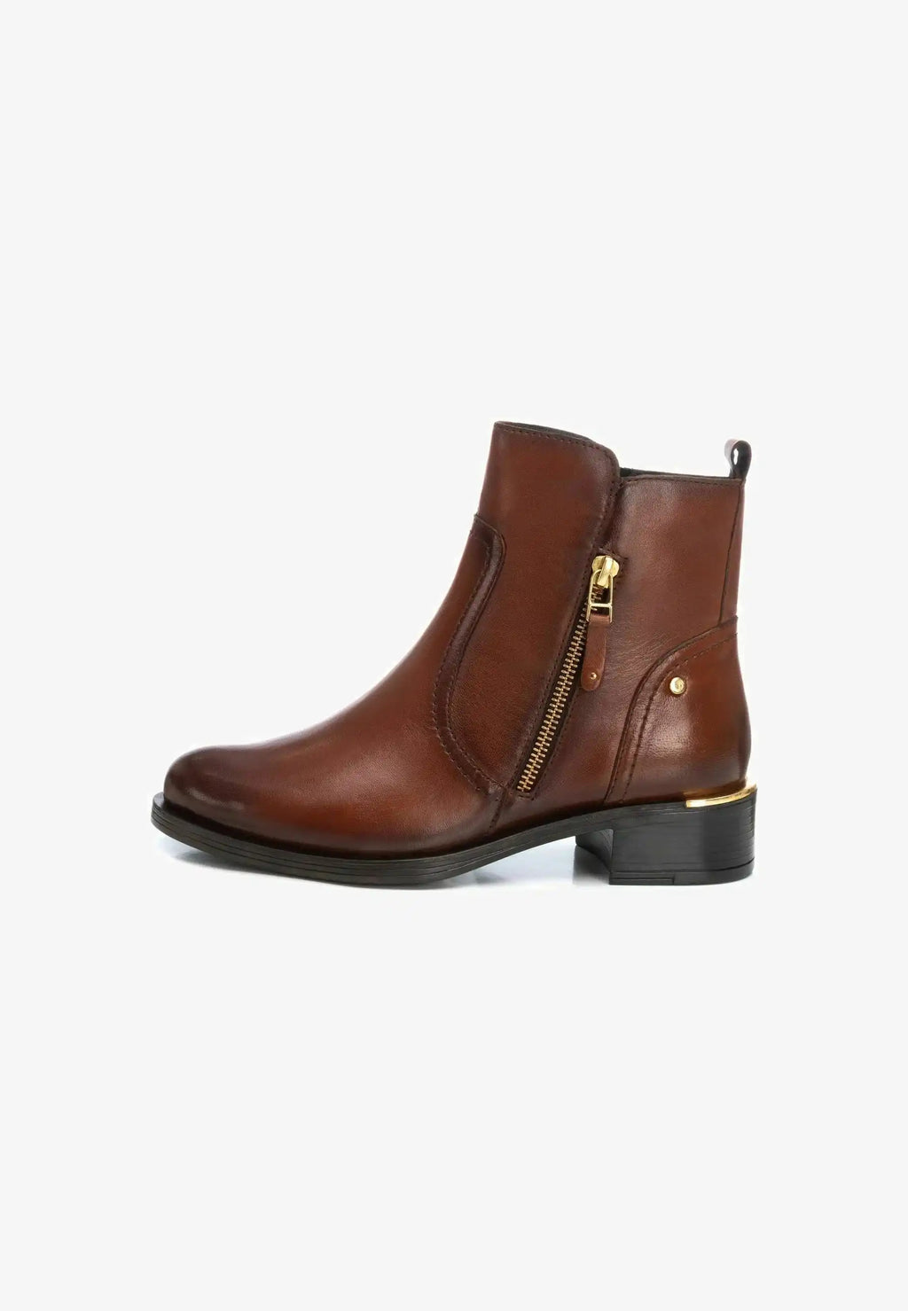 Bottine femme cuir marron XTI CARMELA – Style décontracté chic – Trendy Paris 17eme