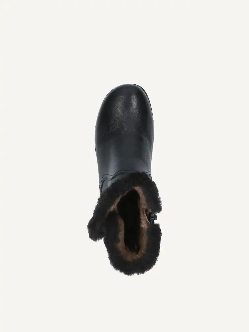Bottine Caprice femme noir cuir – Doublure chaude – Style raffiné – Trendy Paris 17eme
