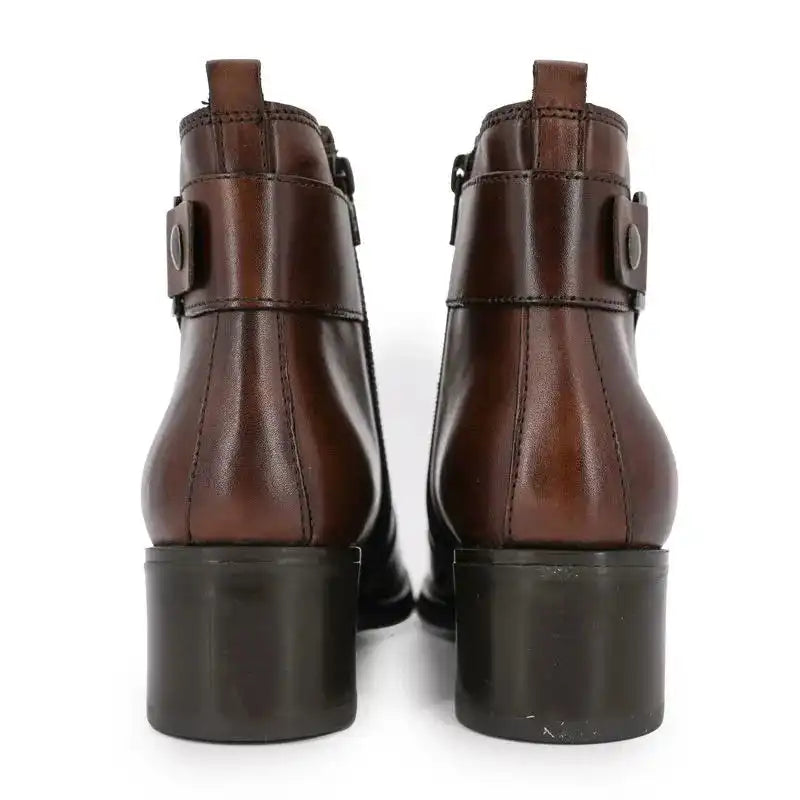 Bottines femme Keys marron– vue arrière – Paris 17eme