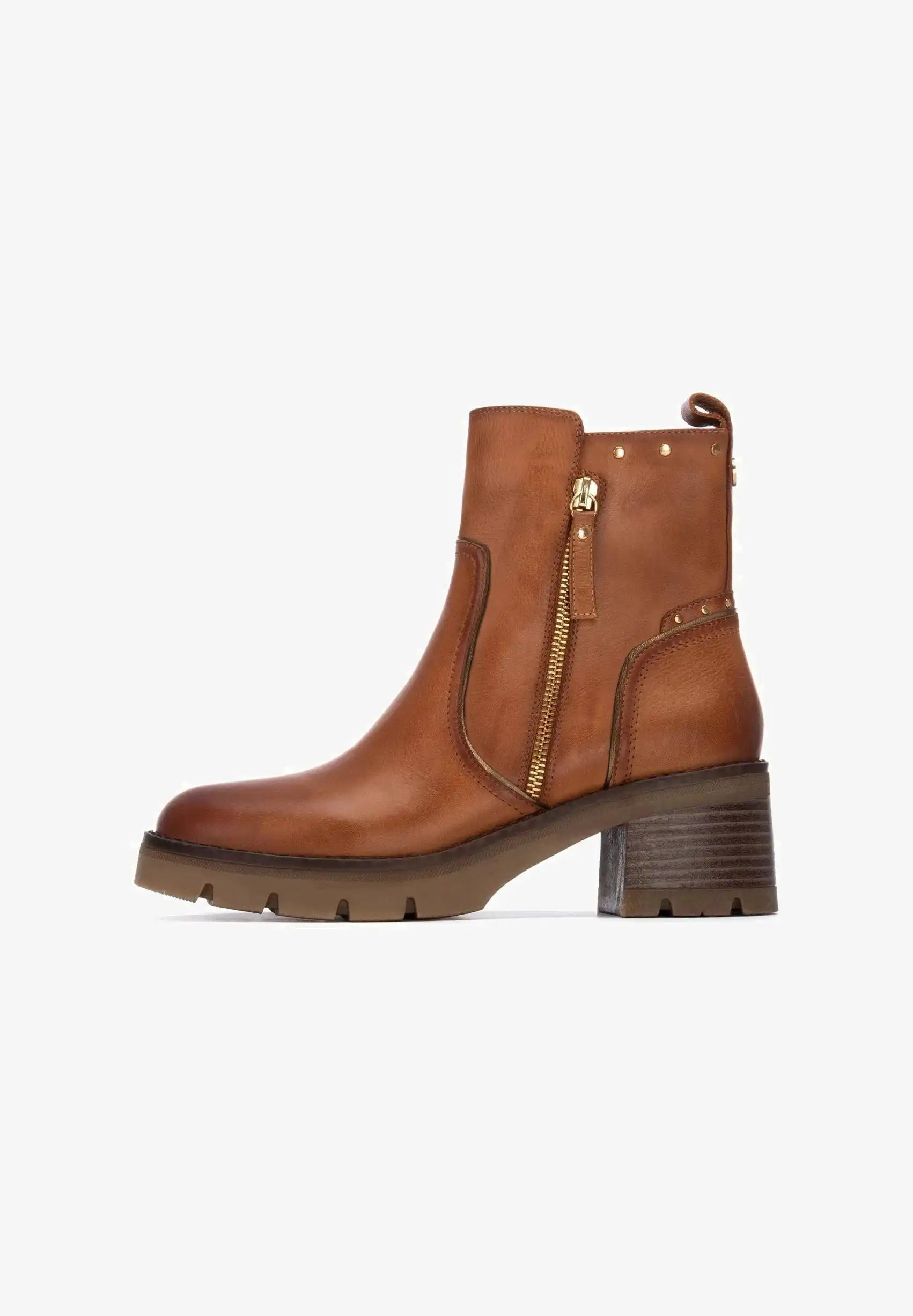 Fermeture éclair bottines cuir marron XTI CARMELA – Trendy Paris 17eme