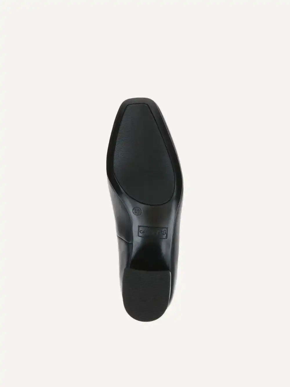 Escarpin Caprice cuir noir – Petit talon carré stable – Trendy Paris 17eme