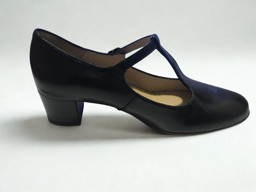 Escarpin classique femme noir cuir – Style chic et raffiné – Trendy Paris 17eme