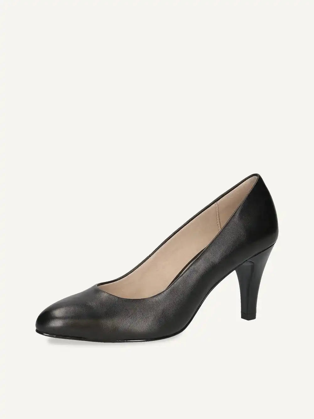 Escarpin femme Caprice noir cuir – Style chic et confortable – Trendy Paris 17eme