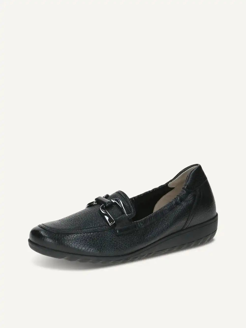 Mocassin femme Caprice noir – Élégance sobre et moderne – Trendy Paris 17eme