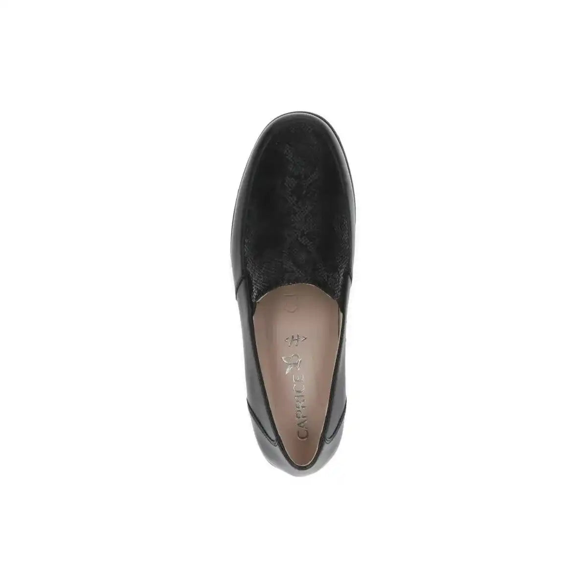 Mocassin Caprice cuir noir – Confort chic et style urbain – Trendy Paris 17eme