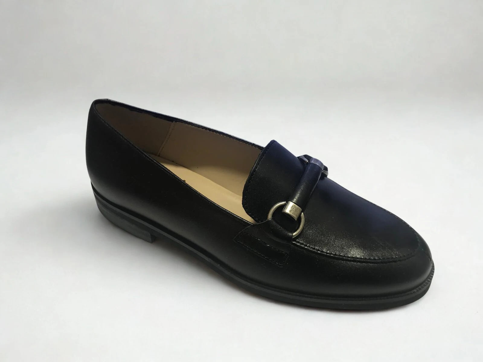 Mocassin femme ANYO NEW GENERATION noir – Boucle décorative – Style chic – Trendy Paris 17eme